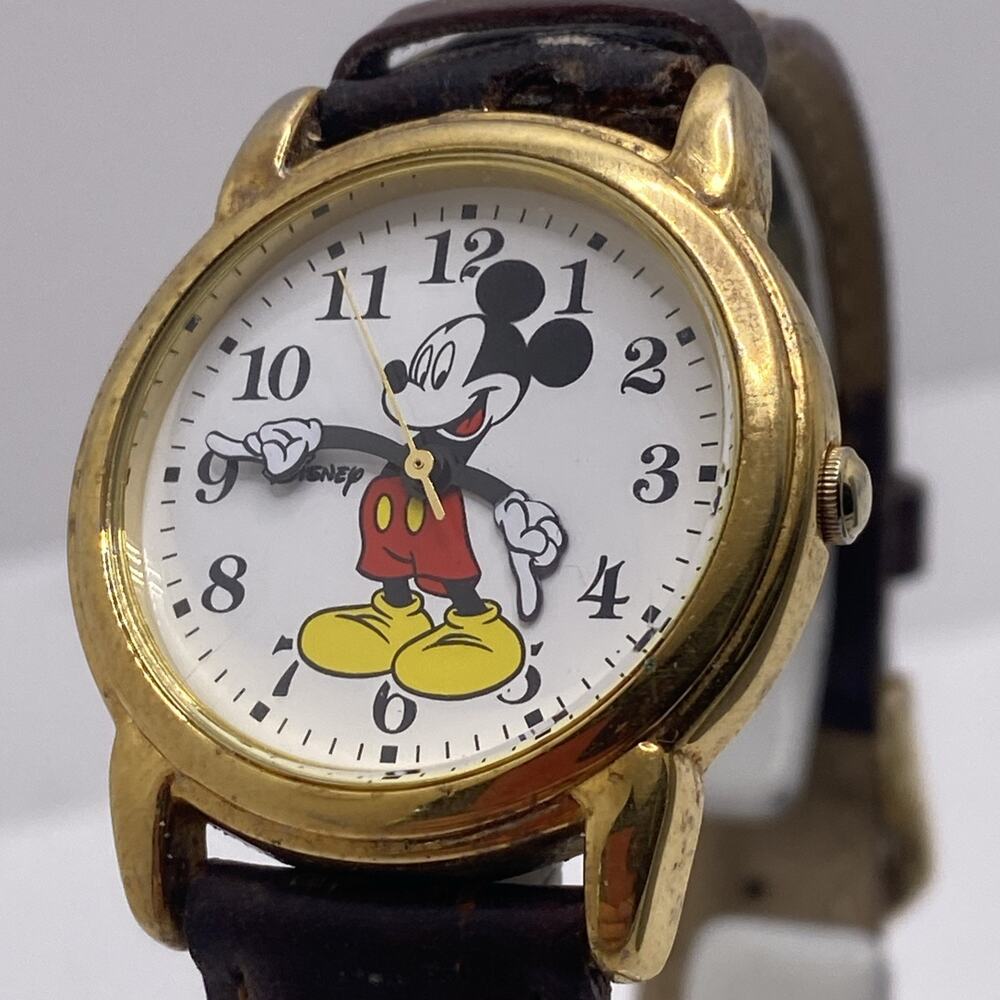 Vintage Seiko Womens Disney Mickey Mouse Watch Works New Battery